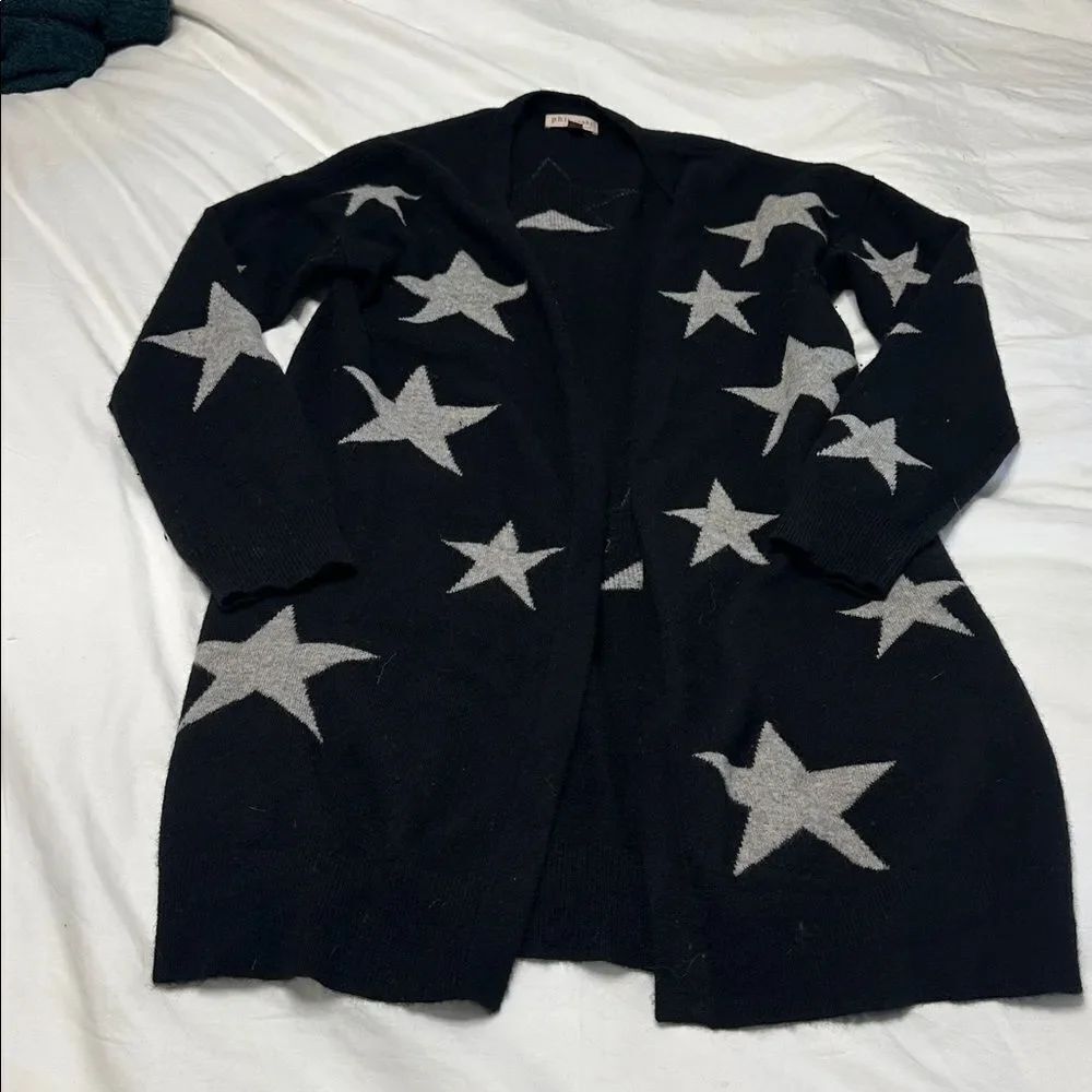 Philosophy 100% Cashmire Open Front Cardigan - Picture 4 of 6